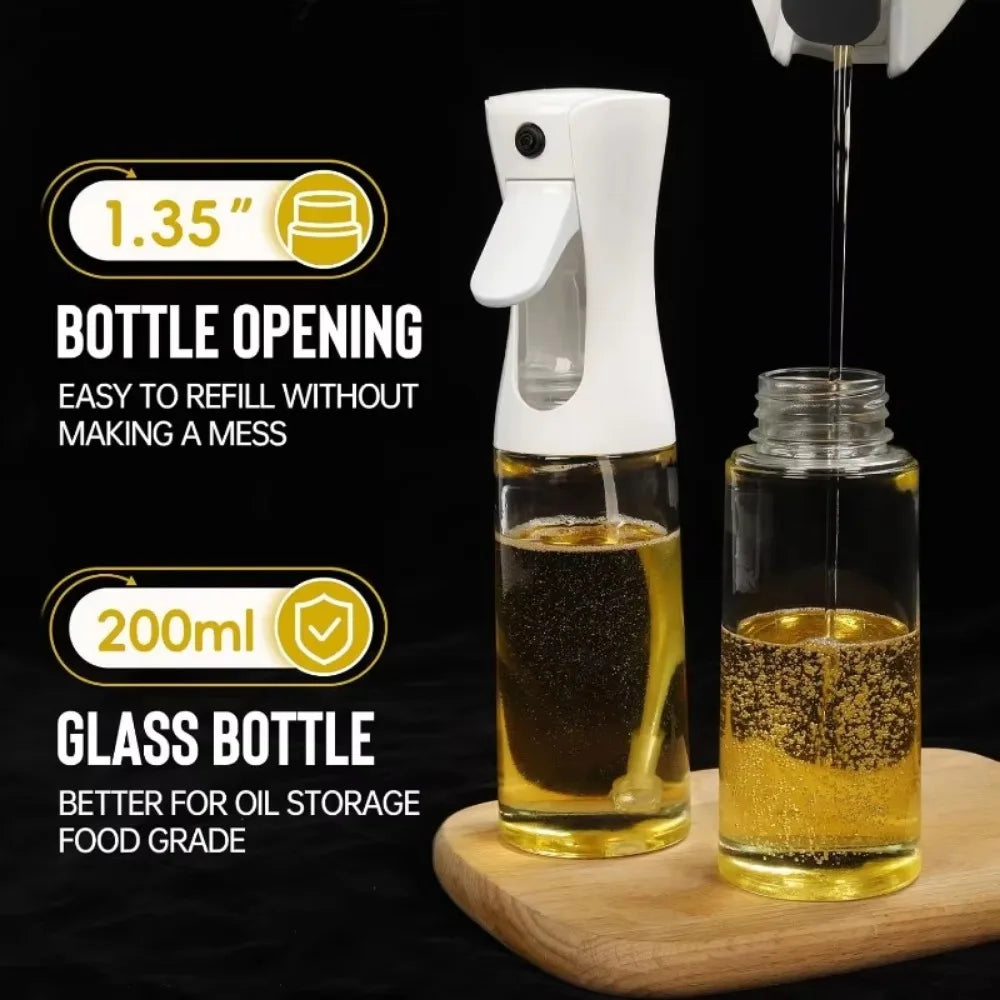 Oil Spray for Cooking - Olive Oil Dispenser Bottle Sprayer, Reusable