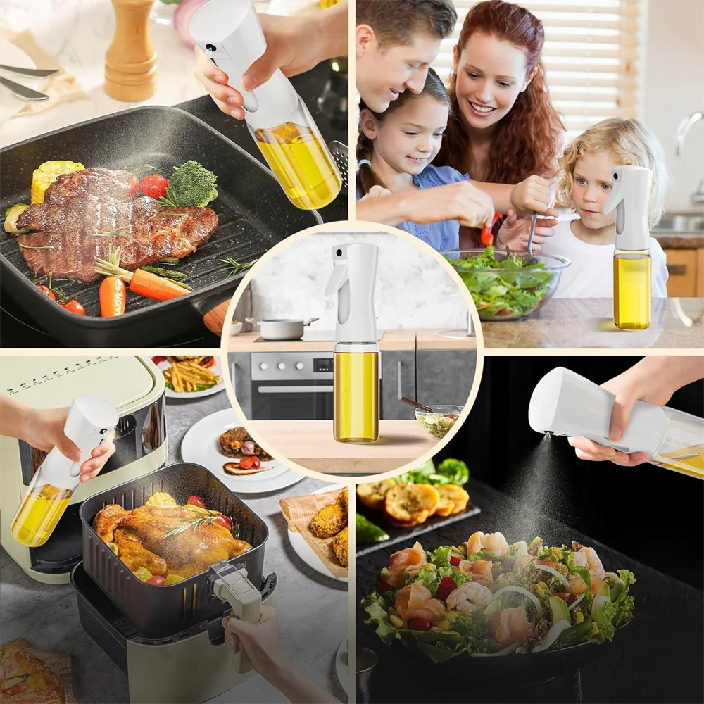 Oil Spray for Cooking - Olive Oil Dispenser Bottle Sprayer, Reusable