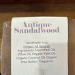 Antique Sandalwood Handmade Soap