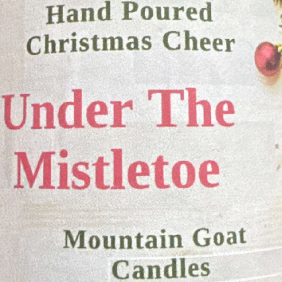 Under The Mistletoe